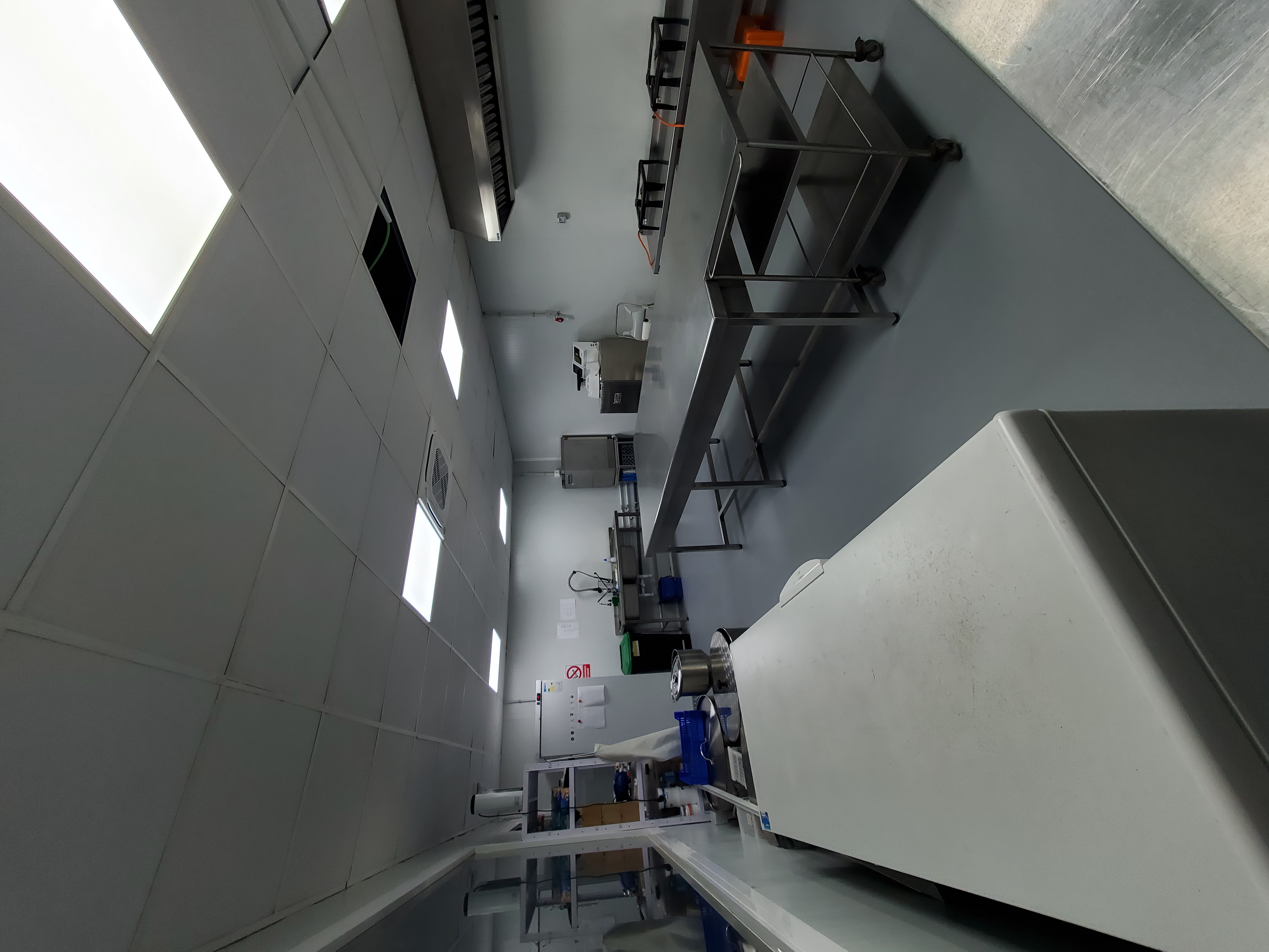 Cocina profesional de restaurante