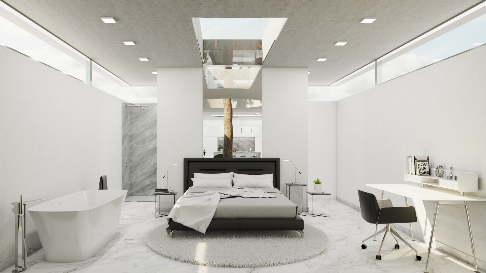 Visualización interior realista